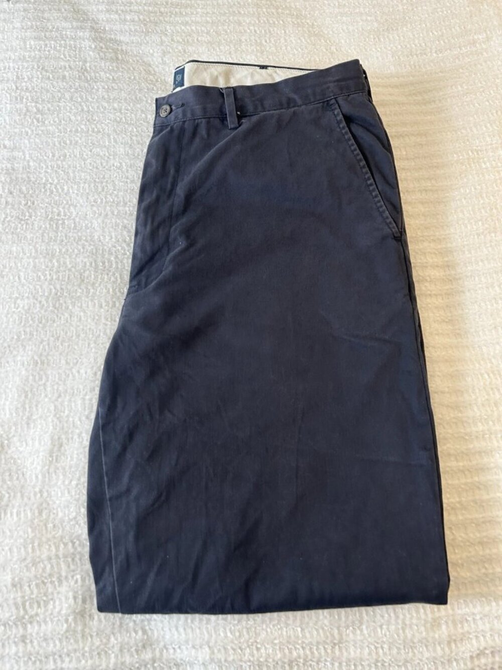 Vintage Polo Ralph Lauren Mens Classic Chino Casual Dress Pants Navy Blue 38x32